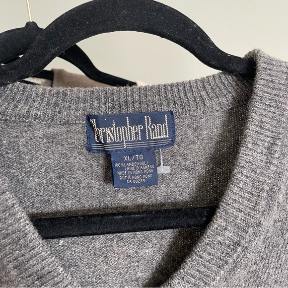 Grey Fleece Sweater Vest - Picture 2 of 3